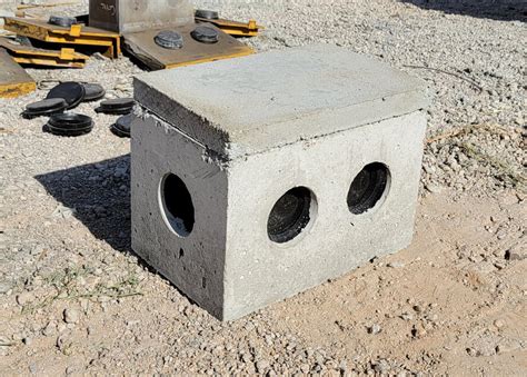 how much is a distribution box for a septic system|concrete septic distribution box prices.